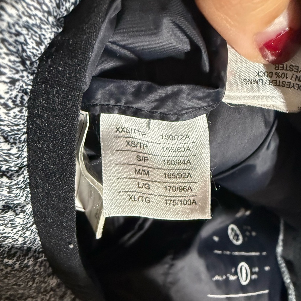 Roots Packable Duck Down Puffer Jacket Salt & Pepper size XS - Picture 9 of 10